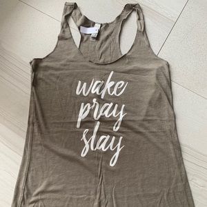 Wake Pray Slay Tank Top